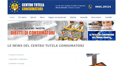 Desktop Screenshot of centrotutelaconsumatori.it